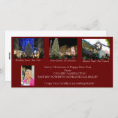 Kerstkaarten Feestdagenkaart (Voorkant / Achterkant)