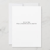 kerstkaarten kaart (Achterkant)