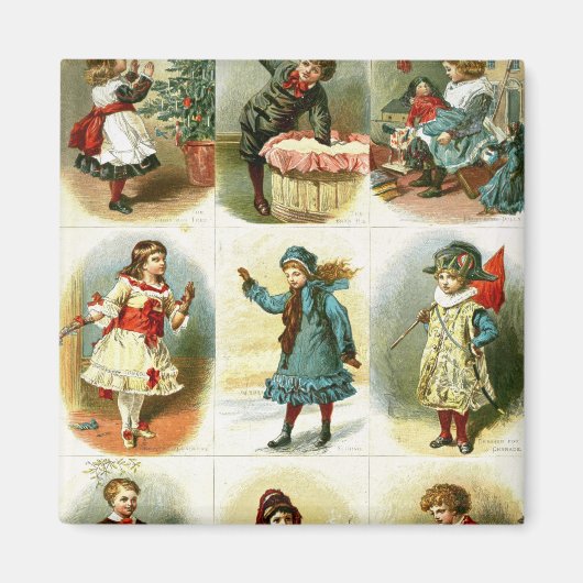 kerstkaarten magneet (Voorkant)