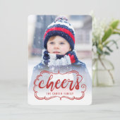 Kerstkaarten met Rolstoel Afbeelding Feestdagenkaart (Staand voorkant)