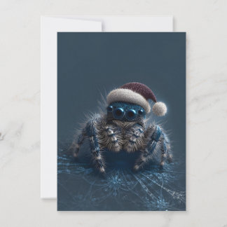 Kerstkaarten met springspin 'Donkere variëteit' Feestdagenkaart