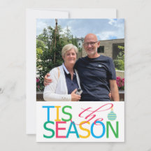 Kerstkaarten met 'Tis the Season Flat