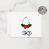 Kerstkaarten Notitiekaartje (Voorkant / Achterkant in situ)