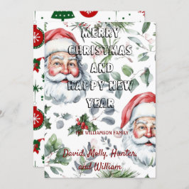 Kerstkaarten Prettig Kerstfeest witte Kerstkaart Kaart