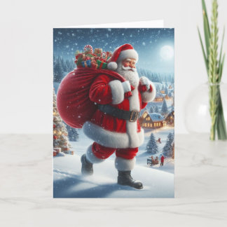 Kerstkaarten van de Kerstman Feestdagen Kaart