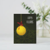 kerstKaarten volleybalspeler Feestdagenkaart (Staand voorkant)