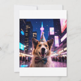 Kerstkaarten voor honden 2025 feestdagenkaart