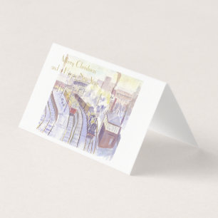 Kerstkaarten voor Tynemouth Station Kaart