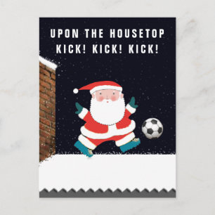 Kerstkaarten voor voetgangers feestdagenkaart
