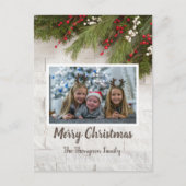 kerstkaartje briefkaart (Voorkant)