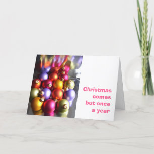 kerstkaartje feestdagen kaart