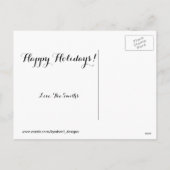 kerstkaartje feestdagenkaart (Achterkant)