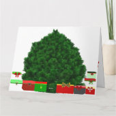 kerstkaartje kaart (Achterkant)