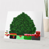 kerstkaartje kaart (Voorkant)