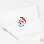 kerstkaartjes ronde sticker (Envelop)
