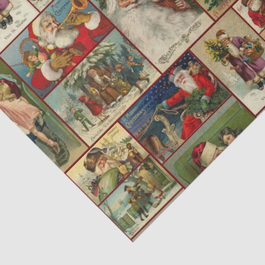 kerstkaartontwerp tissuepapier (Detail)