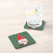 Kerstkabouter bier onderzetter (Rechterzijde)