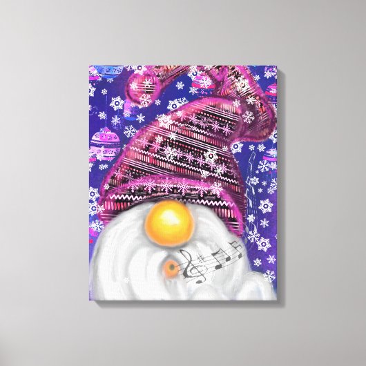 Kerstkabouter Canvasprint Canvas Afdruk (Voorkant)