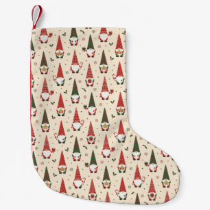 Kerstkabouter Feestpatroon Kleine Kerstsok
