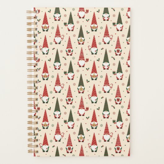 Kerstkabouter Feestpatroon Planner (Voorkant)