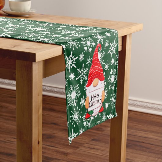Kerstkabouter  korte tafelloper (Voorbeeld)