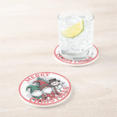 Kerstkabouter Onderzetter (Zijkant)