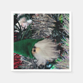 Kerstkabouter ornament servet