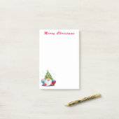 Kerstkabouter Post-it® Notities Notes (Op bureau)