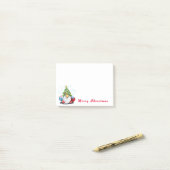Kerstkabouter Post-it® Notities Notes (Op bureau)