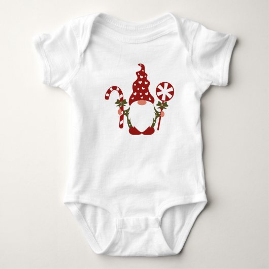 Kerstkabouter Romper (Voorkant)