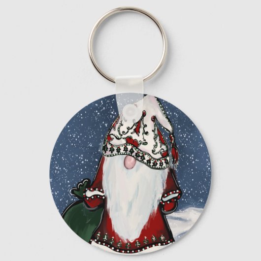 KERSTKABOUTER SLEUTELHANGER (Voorkant)