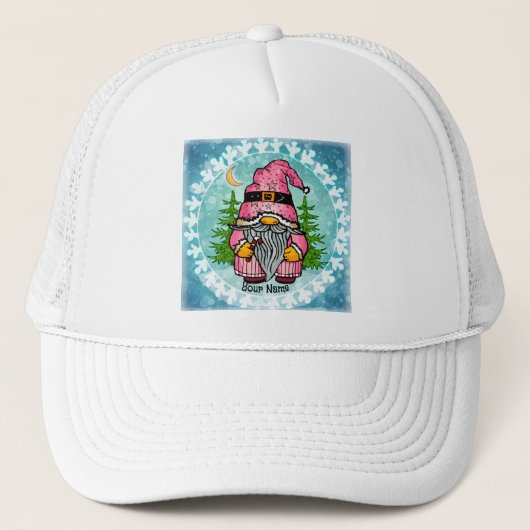 kerstkabouter trucker pet (Voorkant)