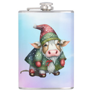 Kerstkabouterkoe Design-83456 Heupfles