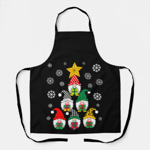 Kerstkabouters Boom Ster Cadeaus Sneeuwvlokken Ker Schort