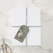 Kerstkabouters Bosland Cadeaulabel (Met Touw)