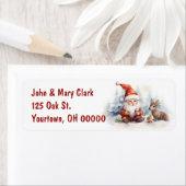 Kerstkabouters met herten etiket (Insitu)