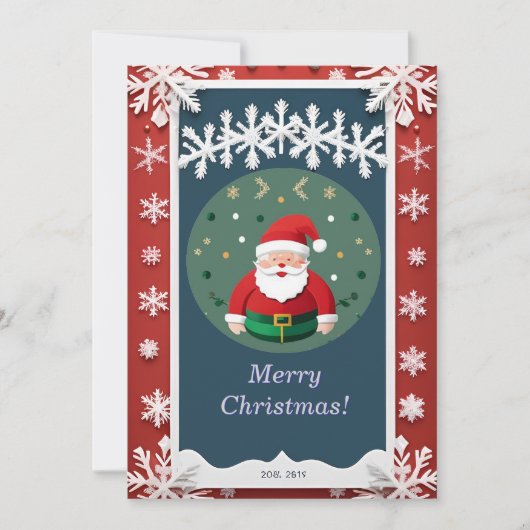 Kerstkader Kaart (Voorkant)