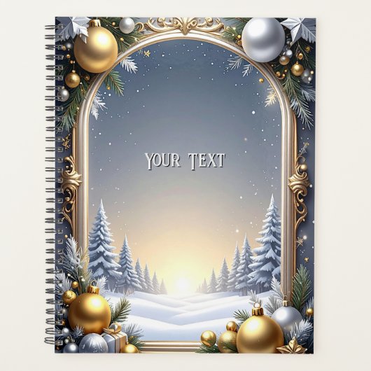 Kerstkader Vakantieplanner Planner (Voorkant)