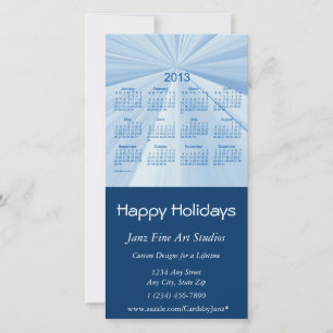 Kerstkalender 2013 feestdagenkaart