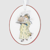 Kerstkalfsfoxornament Ornament (voorkant)