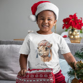 Kerstkameel, aanpasbaar t-shirt