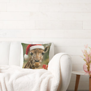 Kerstkameel Met Kerstcadeau Kussen
