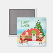 Kerstkamper Magnet Magneet (Voorkant / Achterkant)