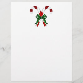 kerstkandystick met boog