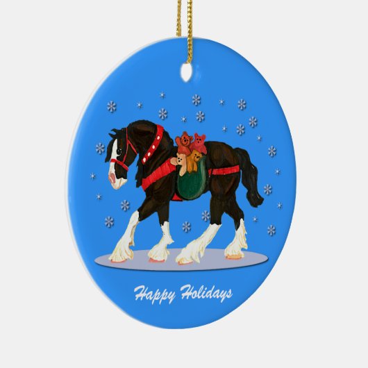 Kerstkaneelversiering Keramisch Ornament (Rechts)