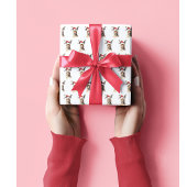 Kerstkangoeroe Cadeaupapier