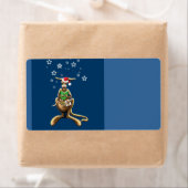 Kerstkangoeroe Etiket (Insitu)