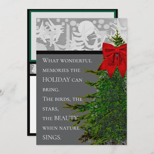 KERSTKANSKAART 5x7 Kaart (Voorkant / Achterkant)