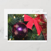 kerstkar feestdagenkaart (Voorkant / Achterkant)