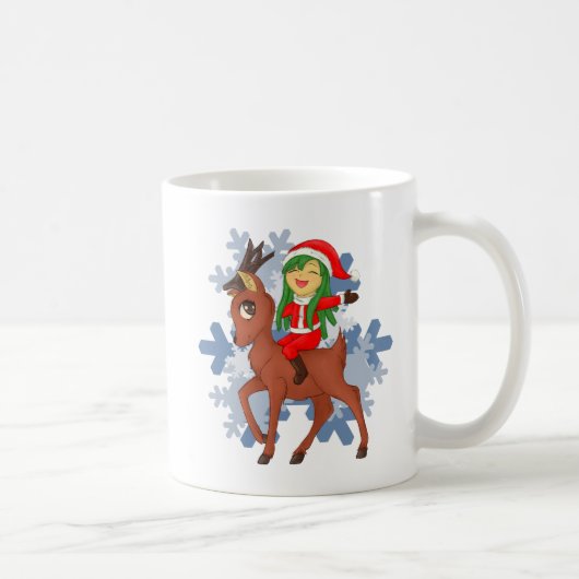kerstkar koffiemok (Rechts)